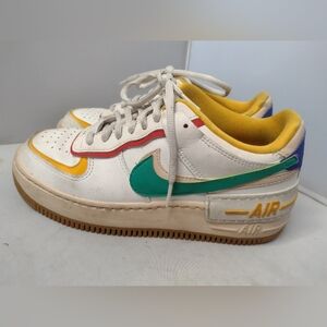 Nike  Air Force 1 Shadow Sneakers Shoes 7.5 EU38.5 Multicolor Leather A3
